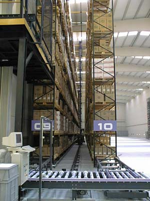 Estanter&iacute;a Transelevadores