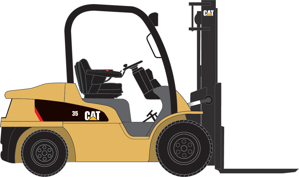 Carretilla caterpillar diesel dp25 n