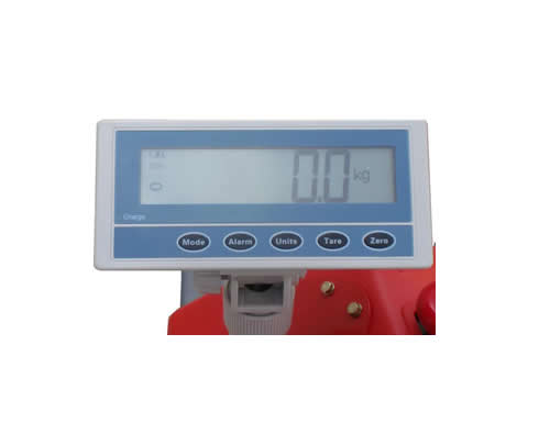 Transpaleta electrica pesadora 1500 kg