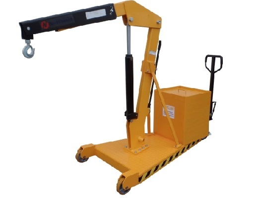 Grua contrapesada manual