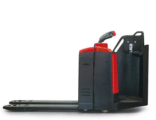 Transpaleta elect. conductor subido 2000 kg